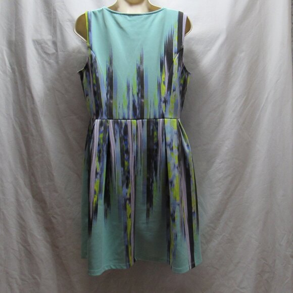 Apt. 9 Women Midi Casual Tank Sleeveless Dress Flowy Skirt with Pockets Size L - Picture 2 of 6